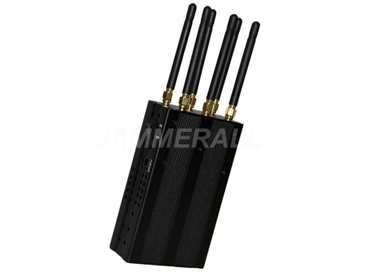 Handheld WiFi / Cell Phone / GPS Signal Jammer With 6 Antennas