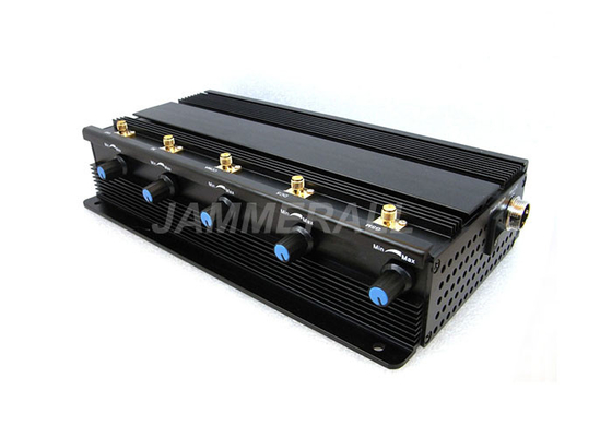 Adjustable Wireless Video Jammer With AC Adaptor &amp; 5 Omini - Directional Antennas