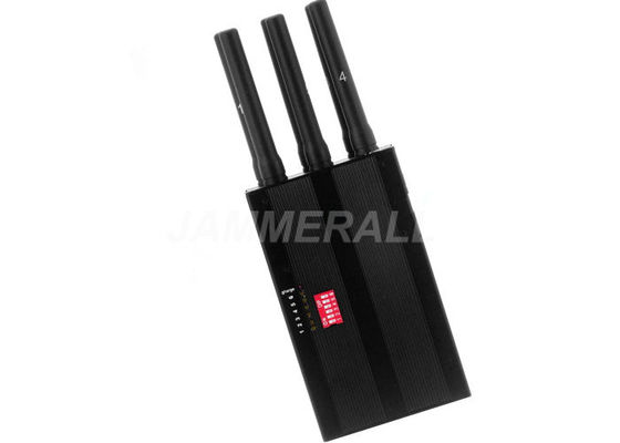 quality  Handheld 3G 4G Signal Jammer For Blocking LoJack / GPSL1 / GPSL2 / GPSL5 factory