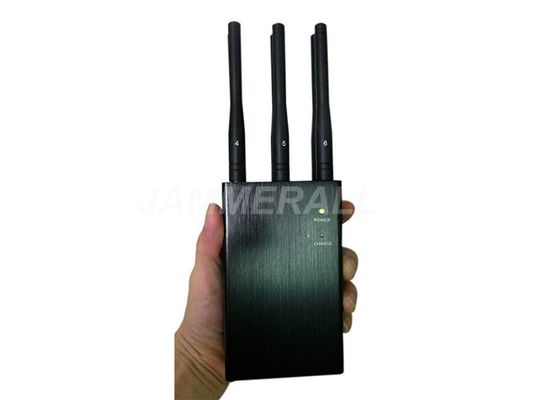 WiFi 3G 4G Signal Jammer , Portable Mobile Phone Jamming Device
