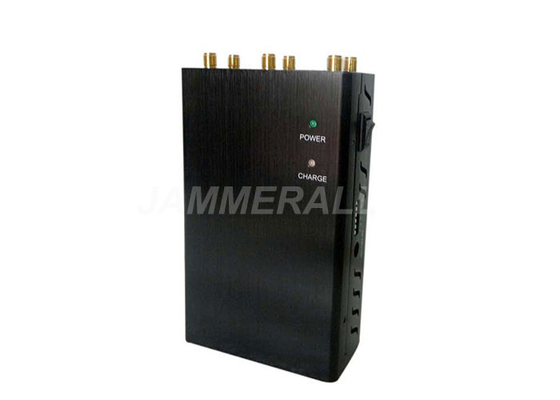 WiFi 3G 4G Signal Jammer , Portable Mobile Phone Jamming Device