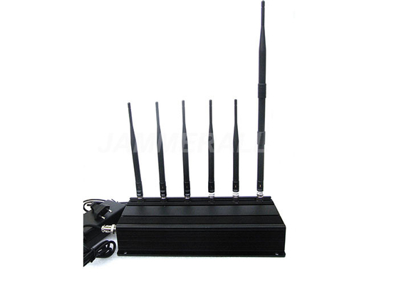 6 Antenna LoJack And XM Radio Jammer / Mobile Network Jamming Device