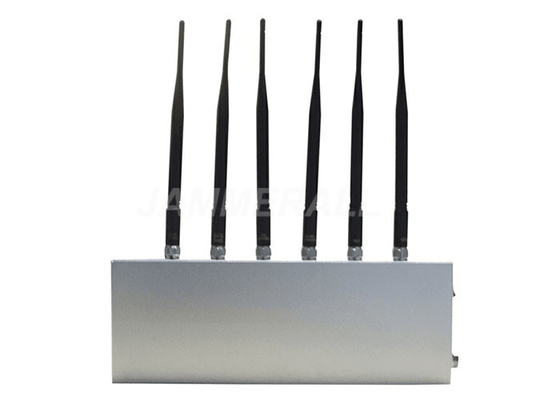 Powerful 6 Antennas WiFi Signal Jammer Multi Functional For World Wide