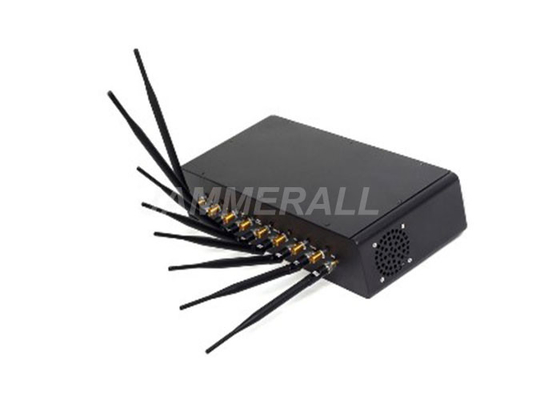 High Power 3G 4G Mobile Phone / WiFi Signal Jammer With 8 Antennas