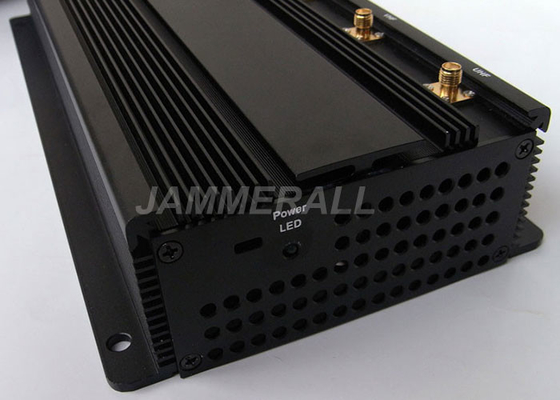 Desktop 6 Antennas Cell Phone Jammer For GPS / Lojack / 3G / UHF Signal