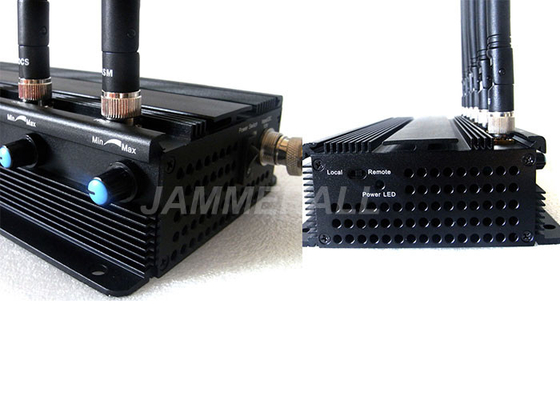 Adjustable 3G 4G Cell Phone Signal Jammer With 6 Powerful Antennas