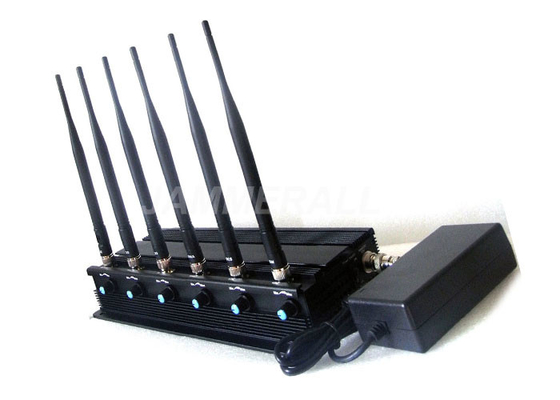 6W All WiFi Signal Jammer / Device Blocker With Built - In Cooling Fan