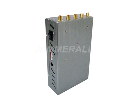 Handheld WiFi Cell Phone Jammer Selectable For Multiple Frequency Range