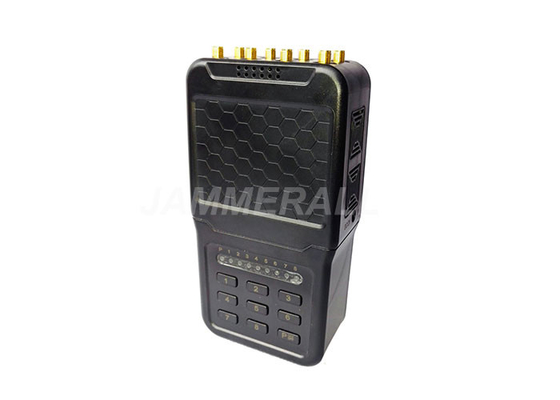 8 Antennas 3G 4G Signal Jammer For Blocking WiFi / GPS / Mobile Phone Signal
