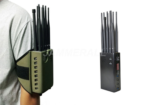 10 Antennas LoJack Jammer Portable All - In - One Mobile Signal Blocker