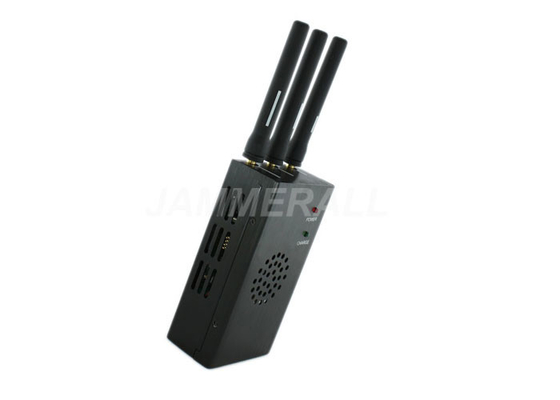 Handheld Cell Phone Jammer Multifunctional For Factory / Bank / Concert Hall