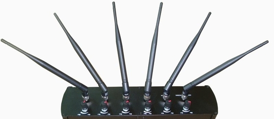 Adjustable Desktop 6 Antennas  Cell Phone Signal Inhibitor GPS L1 WiFi 2.4G Blocker