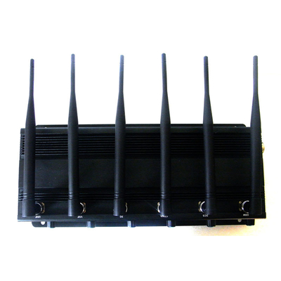 Adjustable Cell Phone Signal Blocker Jammer 6 Antennas CDMA GSM DCS PCS Type
