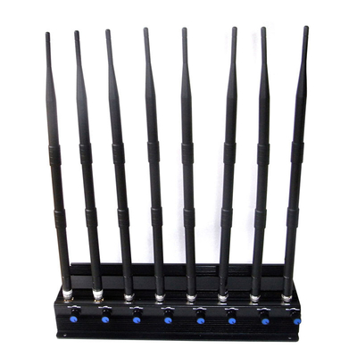 Adjustable Cell Phone Signal Jammer 4G GPS WiFi Lojack Blocker With Bigger Fans