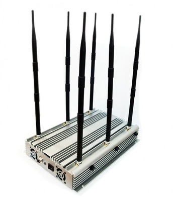 3G 4G Cell Phone Signal Jammer 70W 100 Meters Medium - High Power Adjustable