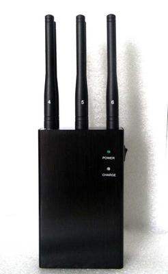 3G 4G WiFi Blocker Portable Cell Phone Jammer Selectable 6 Bands With AC Adapter