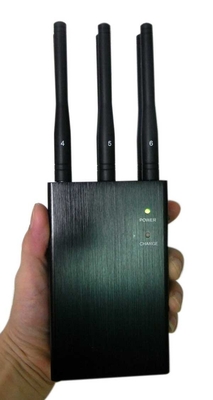 3G 4G WiFi Blocker Portable Cell Phone Jammer Selectable 6 Bands With AC Adapter