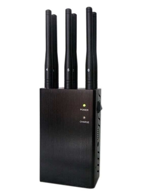 6 Antennas Portable Cell Phone Signal Jammers Selectable 3G 4G GPS Blocker 3W